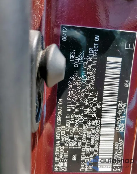 2013 Lexus Gx 460 z USA, uszkodzony, nr VIN JTJBM7FXXD5050257